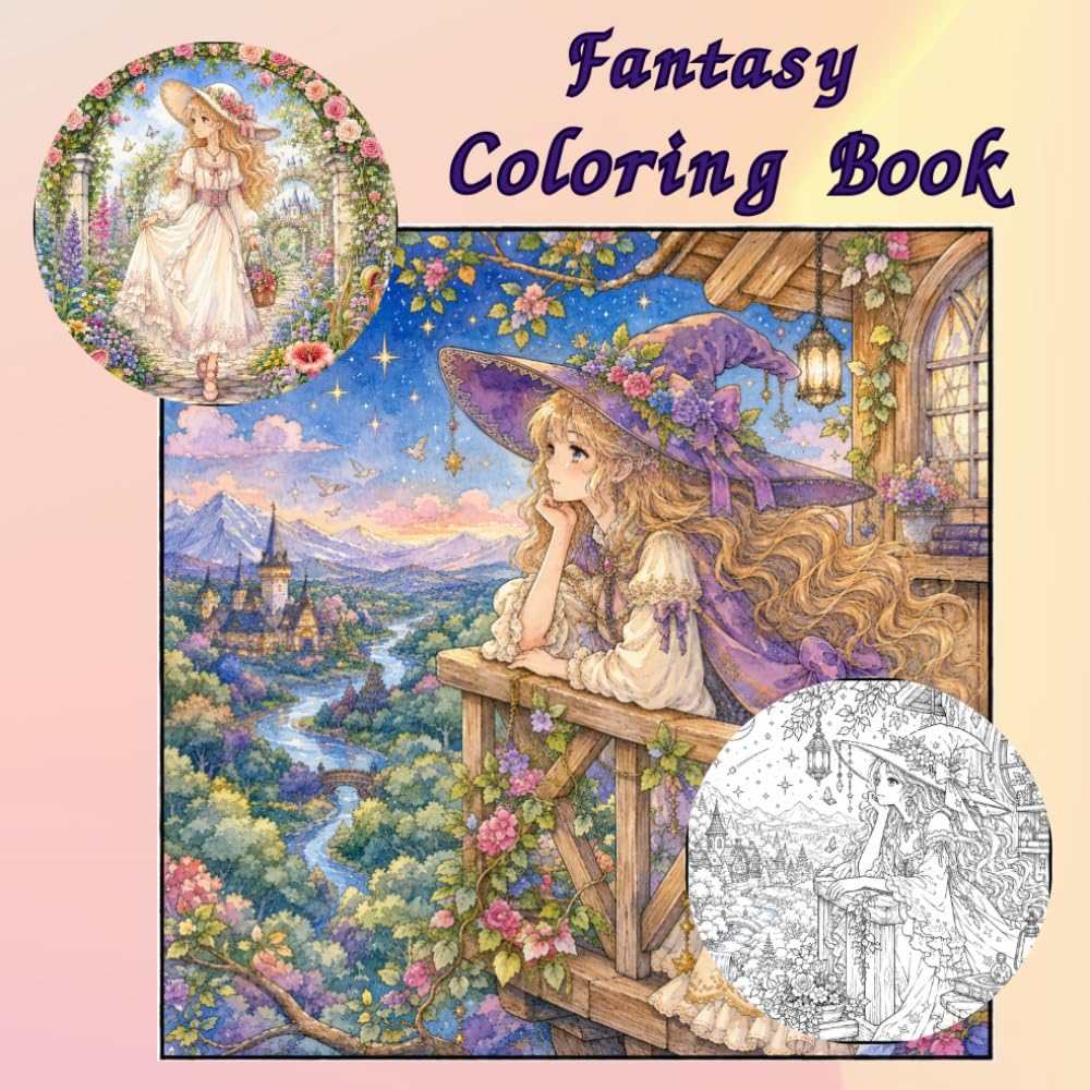 Fantasy Coloring Book