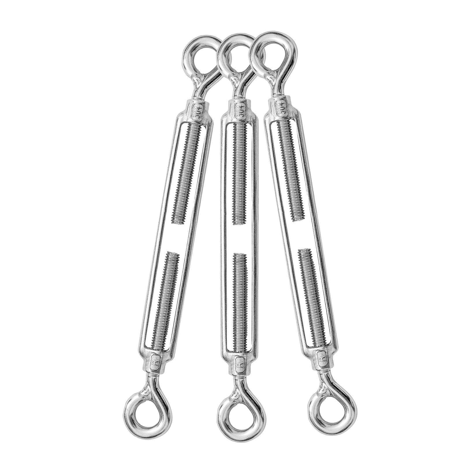 Stainless Steel Turnbuckles - 6 Pack M6 -24