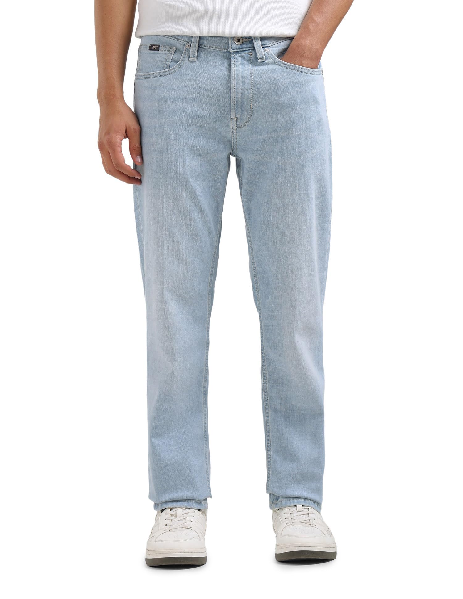flying machine Men's Slim Straight Fit Jeans| Solid | Mid Rise | Stretchable | Jeans for Man-picture-21