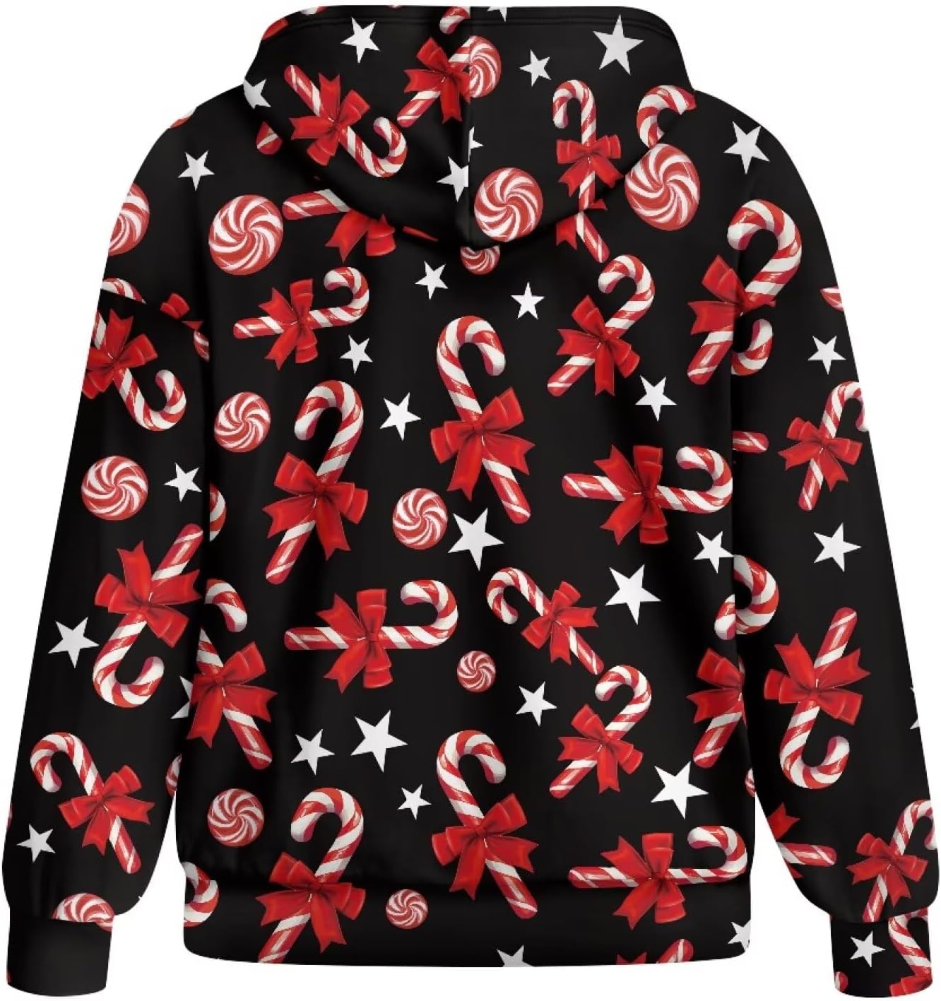Zip up Sweatshirt for Women Drawstring Printed Loose Casual Hoodies Fall Jacket Oversized with Pocket