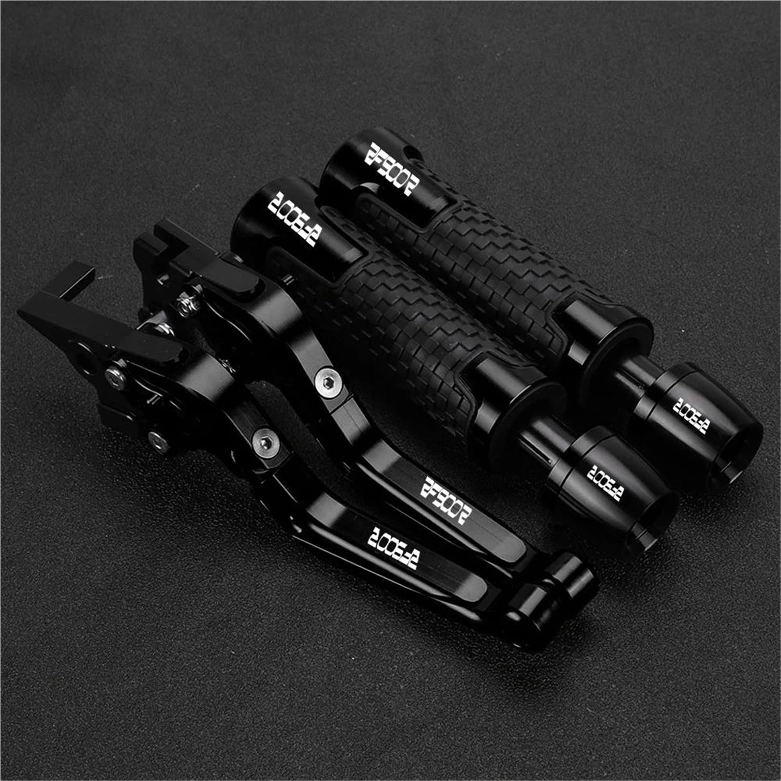 TGVSELPJ Motorcycle Part Motorcycle Handle Bar Extendable Folding Brake Clutch Lever Handlebar for Suzuki RF900R RF 900R RF900 R 1994-1997(Black1)