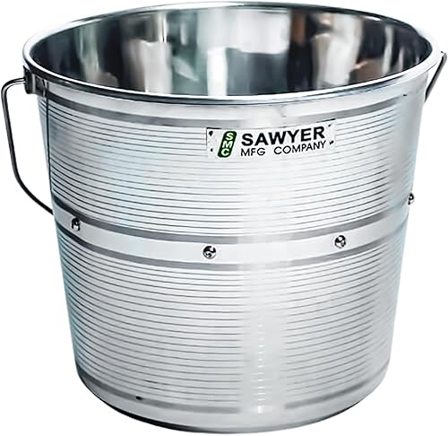 Sawyer Mfg Company Cubo de varilla de soldadura de acero inoxidable, solución de almacenamiento confiable para organizar electrodos nuevos y