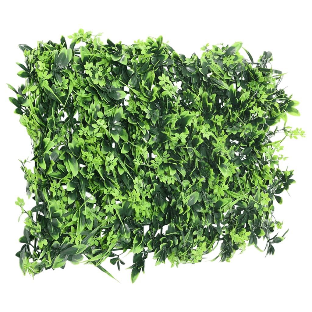 Osłona przed wzrokiem, żywopłot, zestaw 6 sztuk, 40 x 60 cm, do ogrodu, na balkon, taras, realistyczna mata maskująca z tworzywa sztucznego