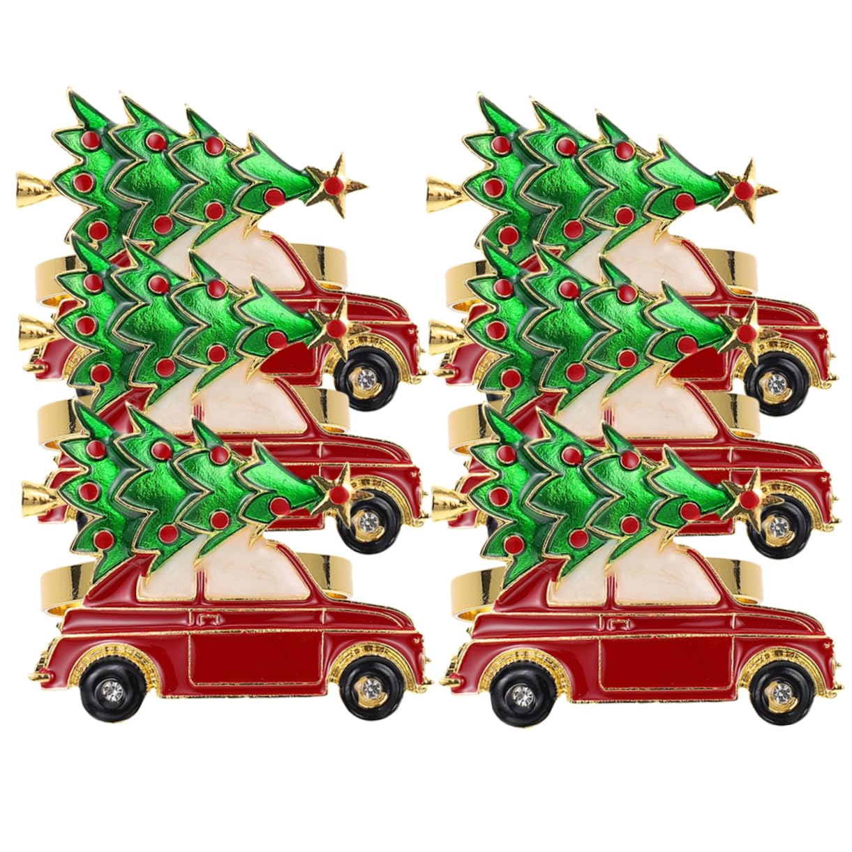 TOPBATHY 18stücke Metall Weihnachts-serviettenringe Für Tischdekoration Napkin Für Hochzeiten Und Familienessen Für Festliche Anlässe Und Besondere Feiern