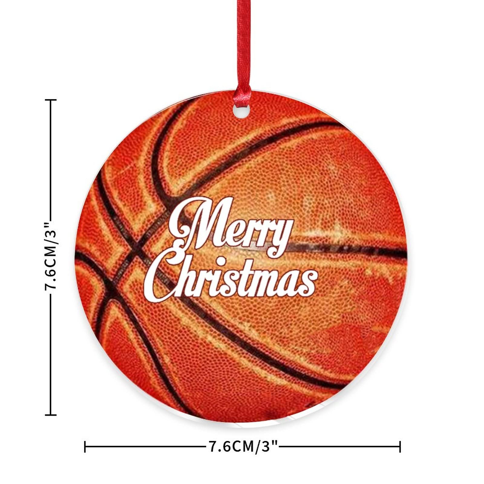 Pallacanestro Natale Ornamenti Squadra di basket Regalo Decorazione Albero di Natale Ricordo Sport Amante Regalo Calza di Natale Riempimento Ornamento in ceramica per