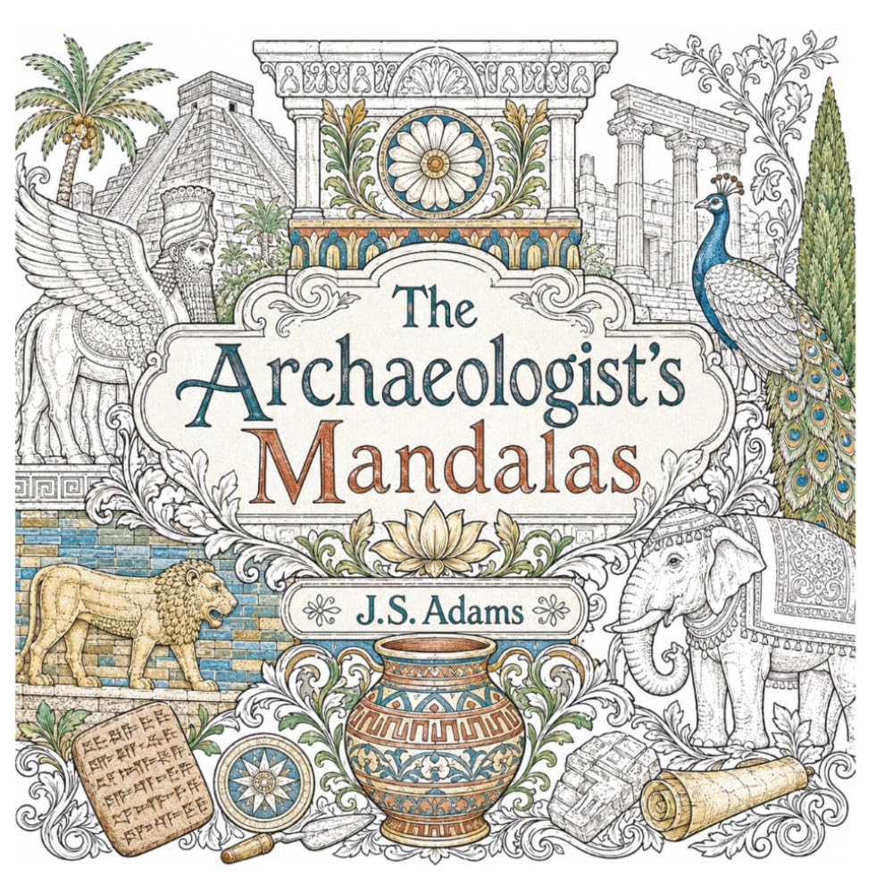 The Archaeologist's Mandalas: 50 Intricate Archaeological Mandalas Inspired by Victorian Illustrations