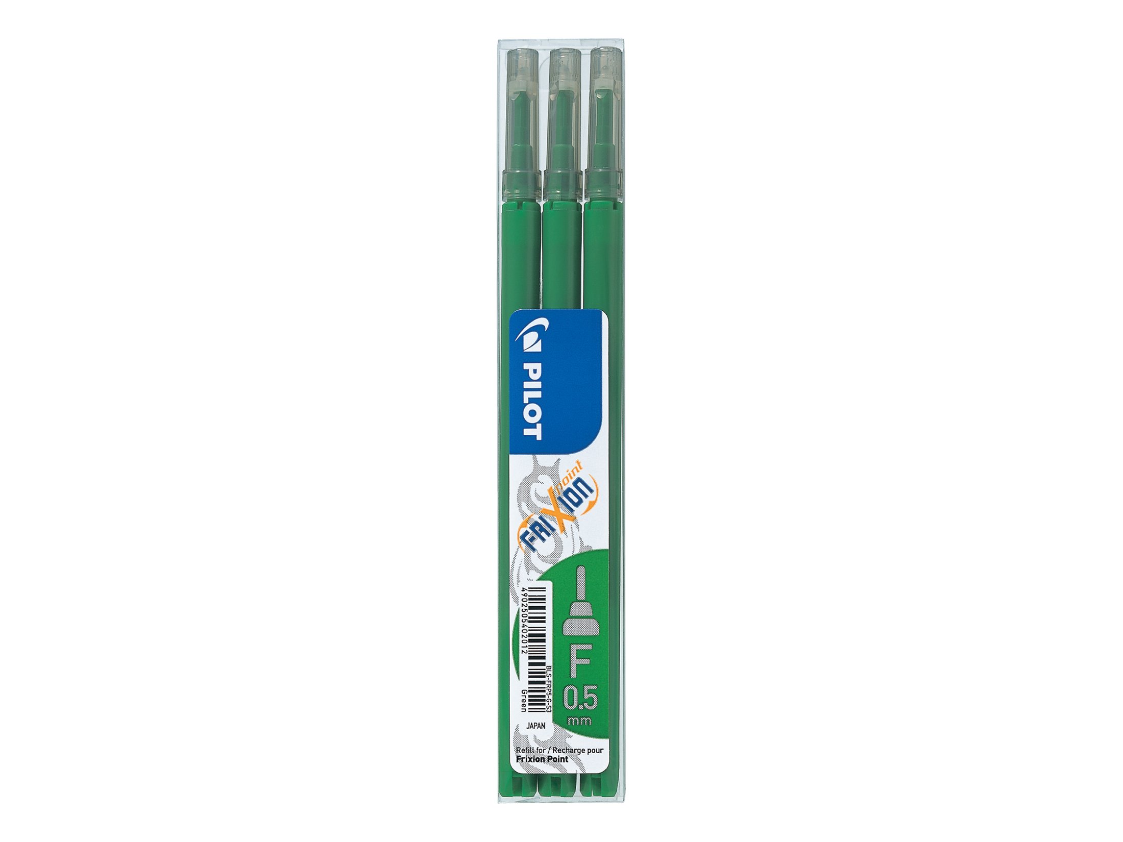 Pilot BPS Kugelschreiber-Minen 0,5 Mm, 12 Stück Grün - Nachfüllminen Für Glattes Schreiben