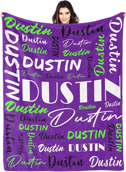 Personalized Blankets for Kids with Names Customized Blankets with Name for Adult Custom Blanket Gift for Birthday Christmas Valentines Day Gift