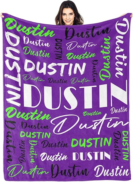 Personalized Blankets for Kids with Names Customized Blankets with Name for Adult Custom Blanket Gift for Birthday Christmas Valentines Day Gift