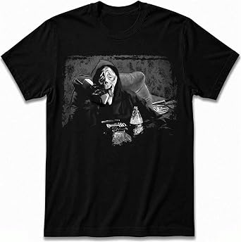 Funny Spooky Horror Shirt, Retro Slasher Scream Vintage Ghost Horror Movie Tee Tshirt Wazzup