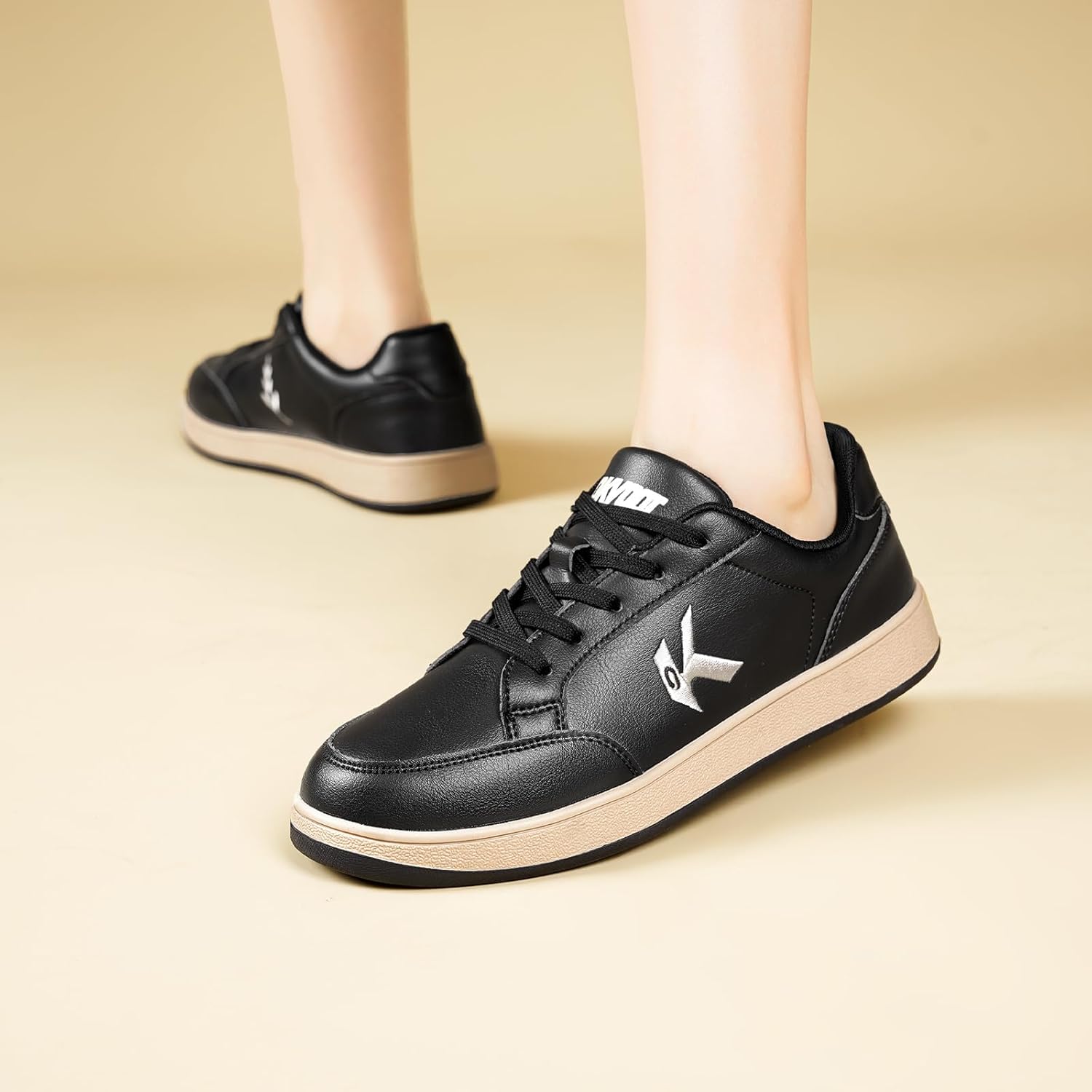 Women's Non Slip Water Resistant Casual Walking Work Sneakers Lightweight Comfortable Slip Resistant Shoes for Food Service Kitchen Nurse Restaurant Chefs - Image 7