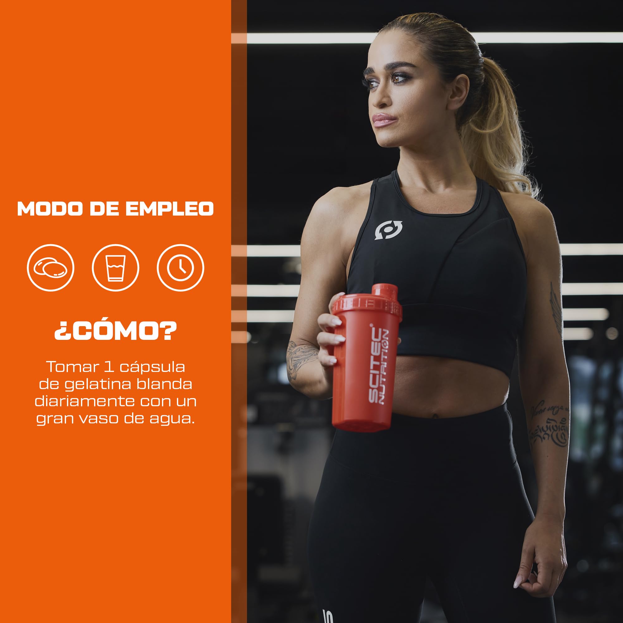 Scitec Nutrition Lecithin | Lecitina de aceite de soja | 1200 mg de lecitina al día | Envase de 100 dosis, 100 cápsulas de gelatina blanda