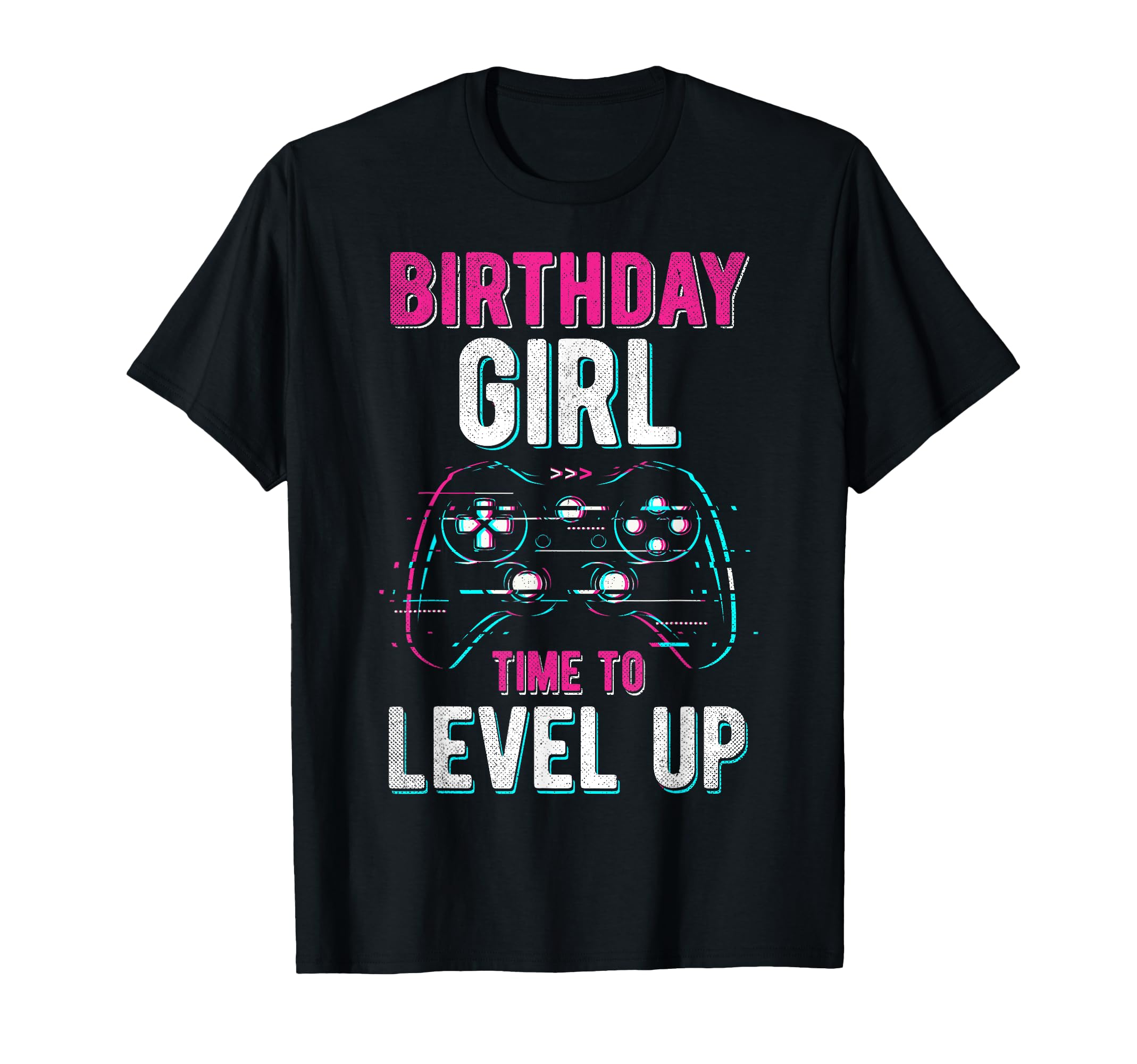 Birthday Girl Level Up Video Game Birthday Party Gift Girls T-Shirt