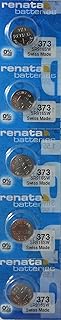 Renata #373 Silver Oxide Battery - 5 Pack