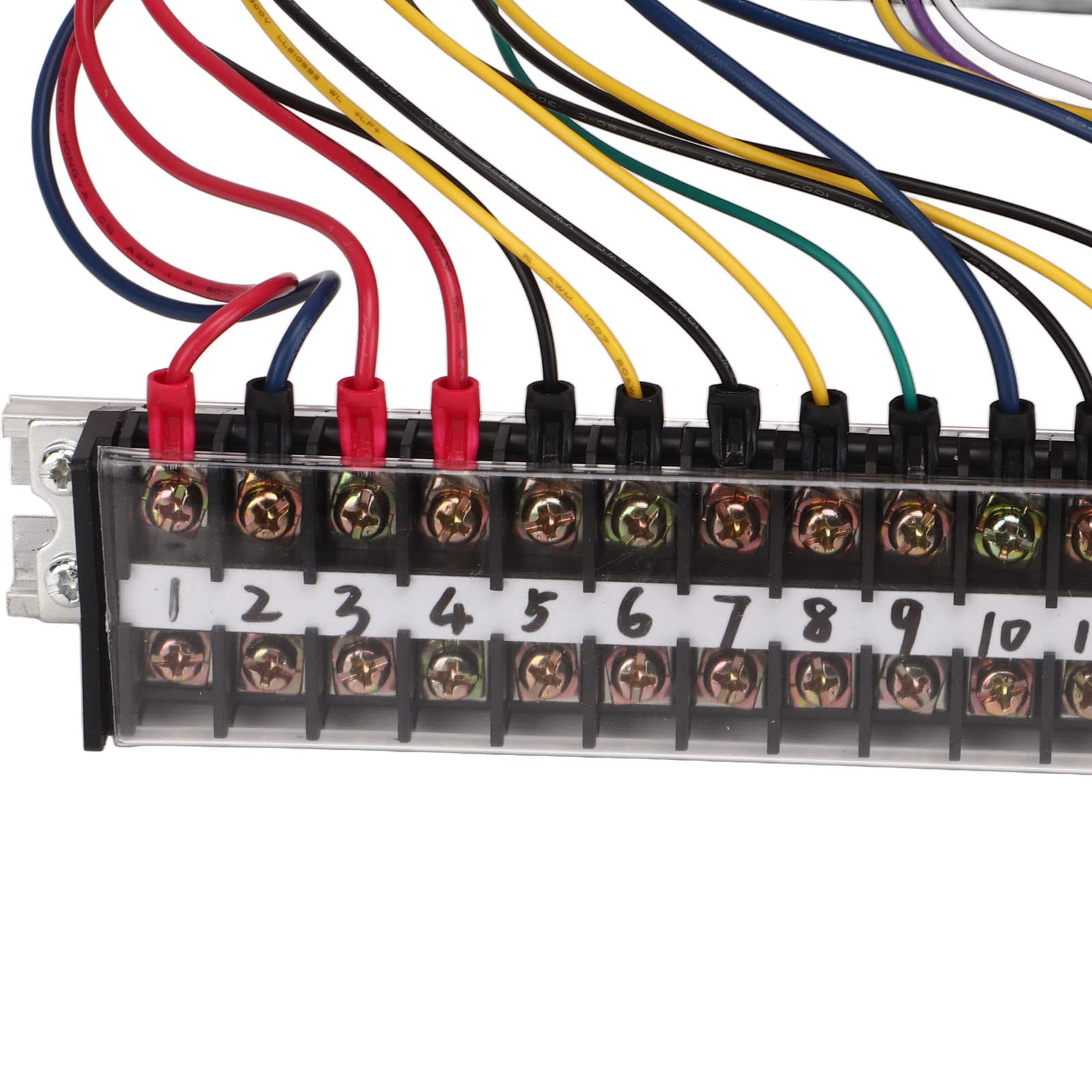 Ausla Panel de Instrumentos para Barcos Juego de Medidores Marinos de Aleación de Aluminio Pantalla Digital de 12 V 24 V con Velocímetro Temperatura Reloj de Presión de Aceite para Yates RV (#1)