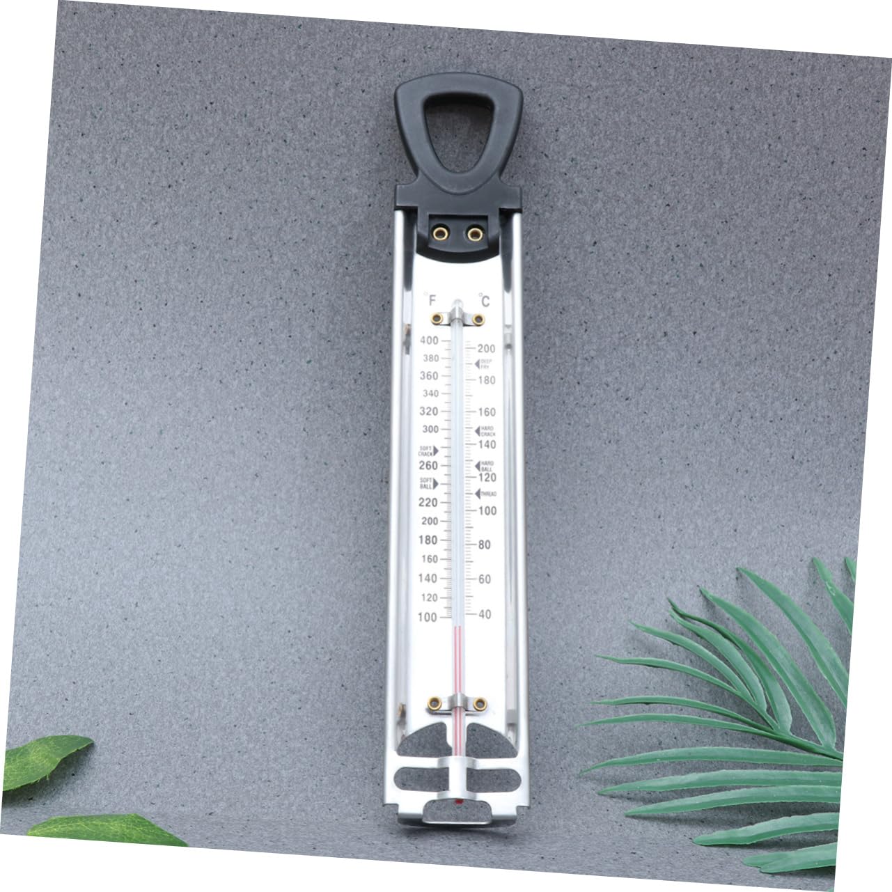 SHOWERORO 2pièces Thermomètre à Sucre Et Candy Double Échelle De Thermomètres De Cuisine Suspendus Pour Mesurer La Température Des Confitures Et Sirops Précis Et Facile à Lire