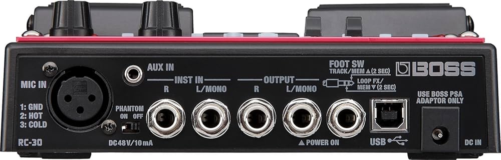その他 BOSS RC-30 Amazon.com: BOSS RC-30 Loop Station Twin Guitar Pedal, Red