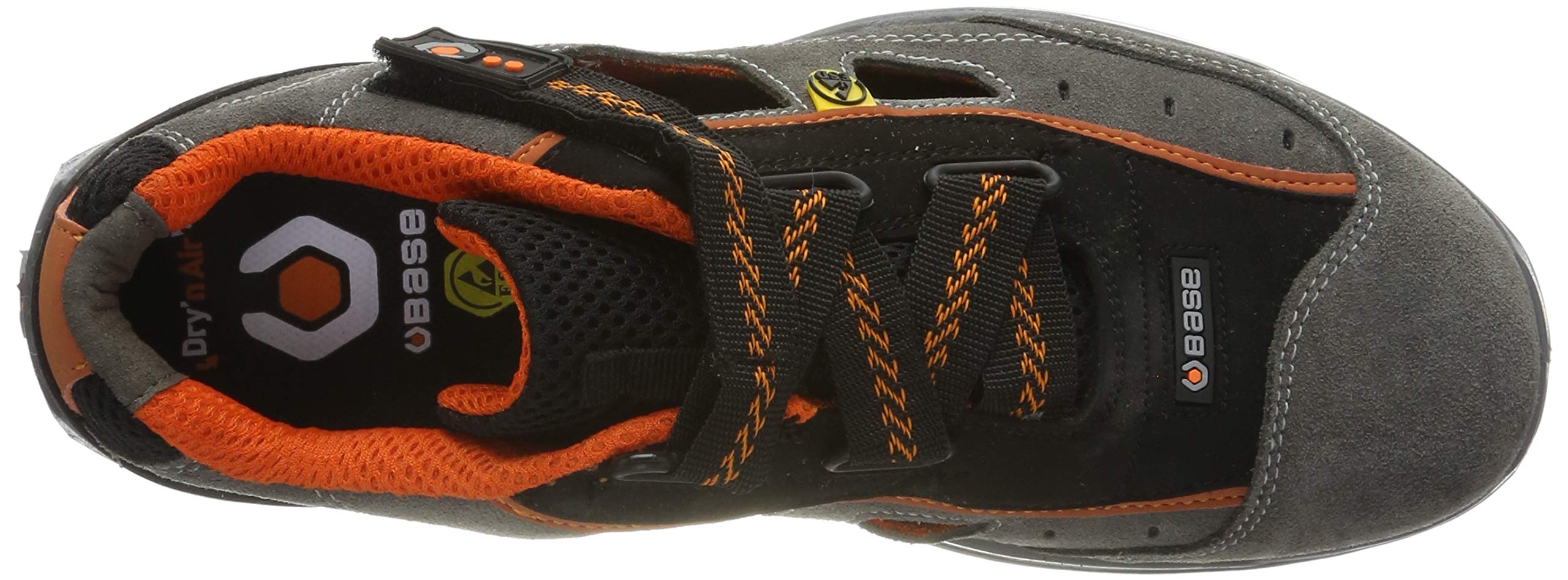 BASE Protection Aerobic S1P ESD SRC Zapatos de Seguridad Talla 42 Gris Naranja