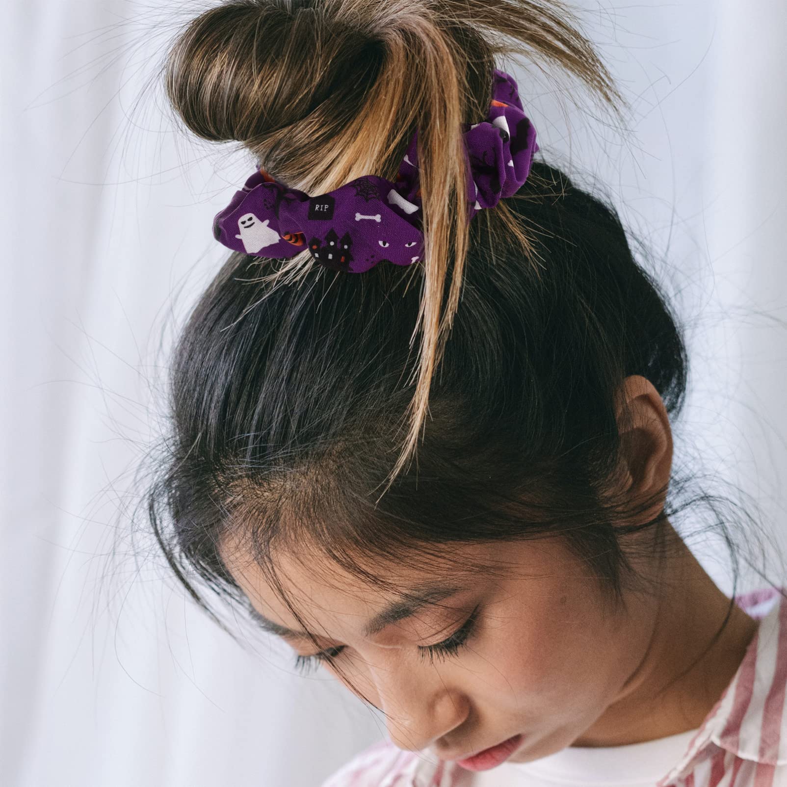 FOMIYES 36stücke Halloween Haargummis Für Elastische Scrunchies Für Partys Und Sport Bunte Haarbänder Für Dickes Und Lockiges Haar