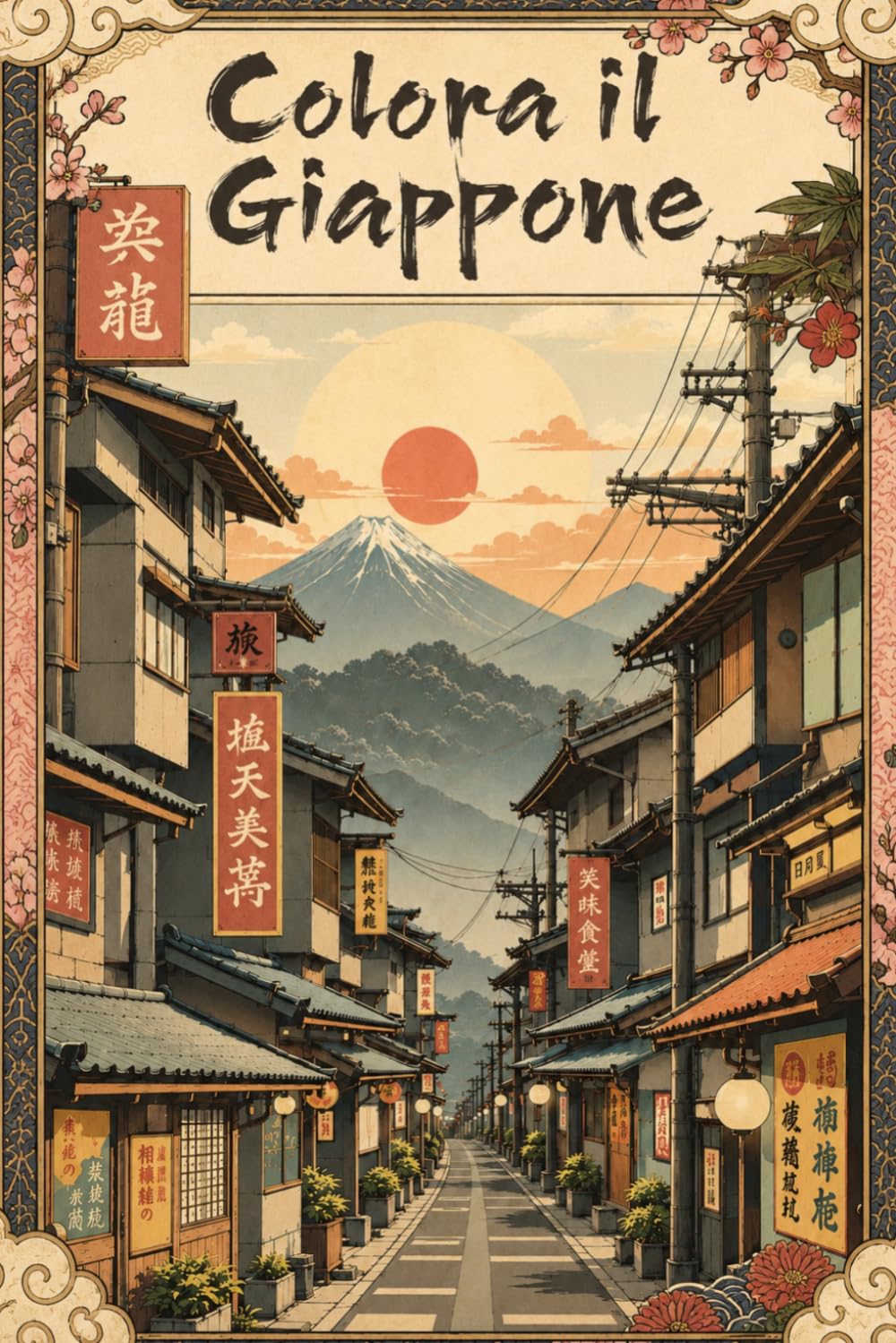 Colora il Giappone: Un viaggio tra la cultura giapponese da vivere e colorare