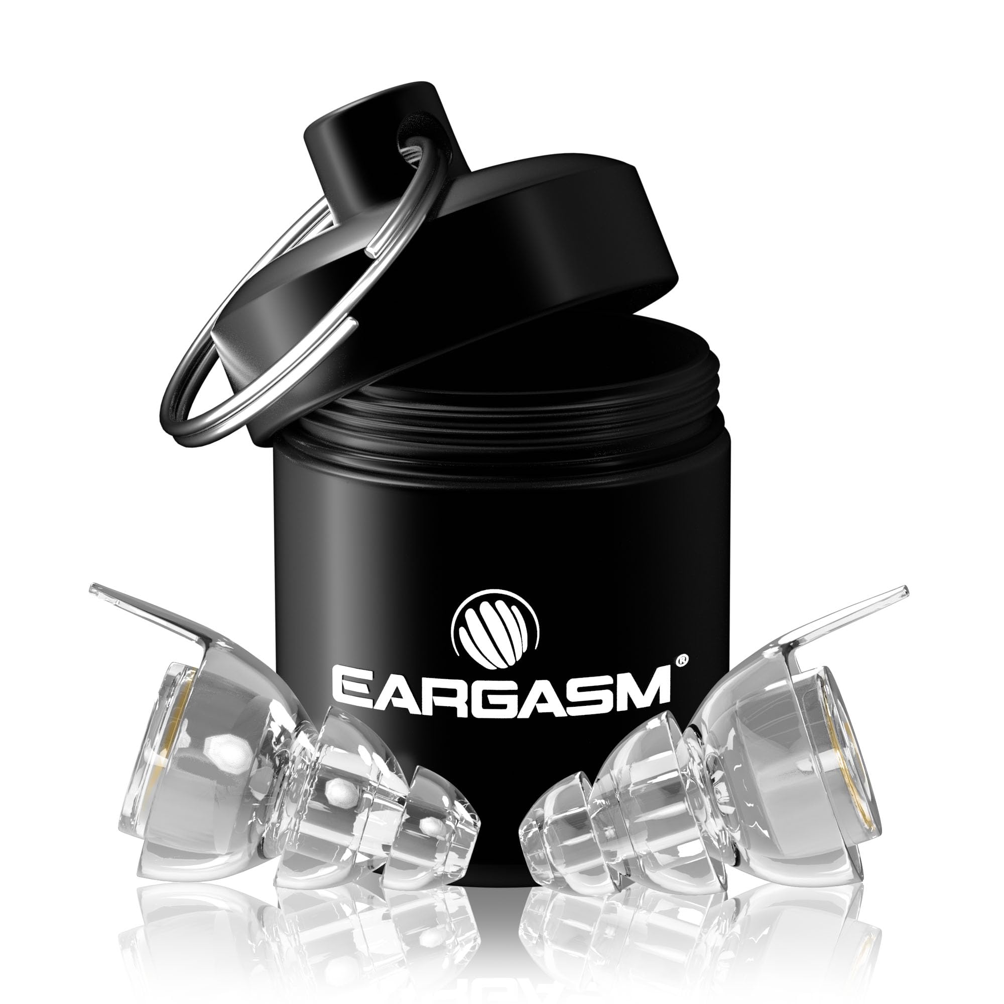 Transparent: Eargasm High Fidelity Earplugs For Concerts Musicians Motorcycles Noise Sensitivity Conditions And More - Transparent Edition