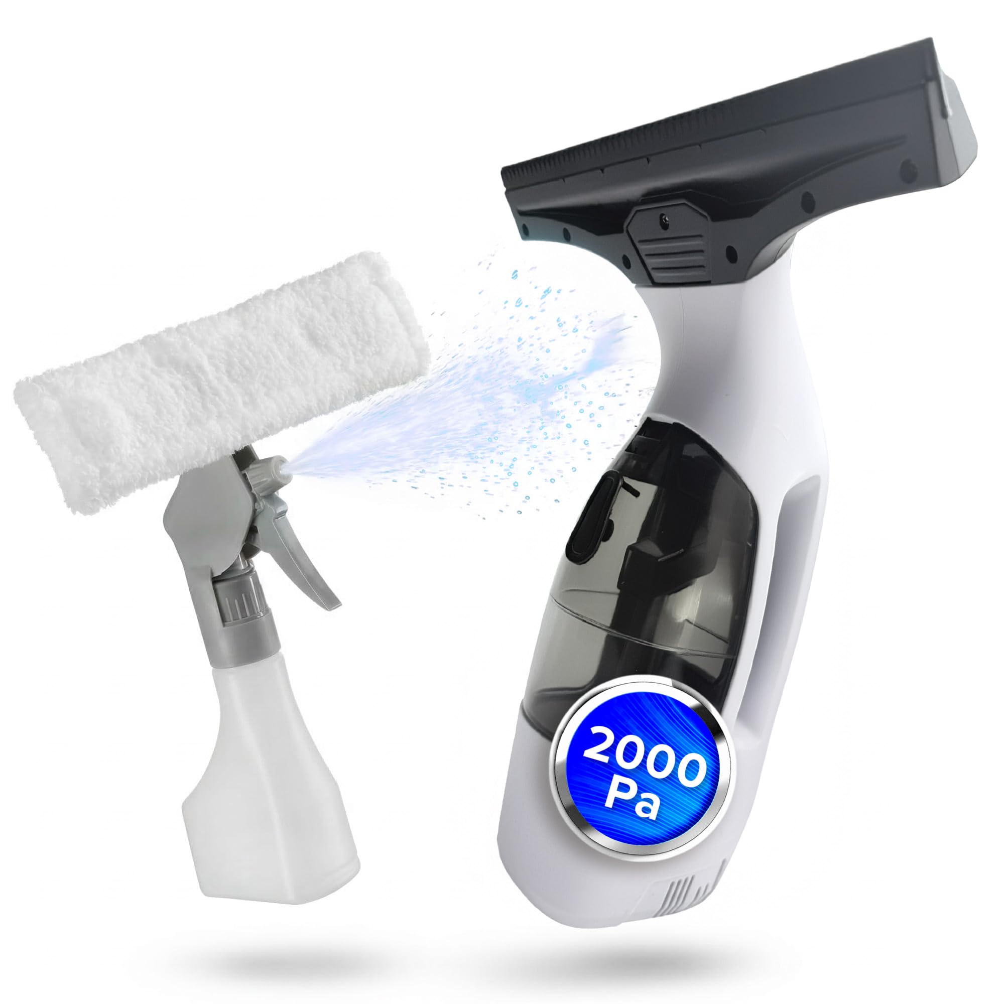 CLEANmaxx Zestaw akumulatorowych myjek do okien, 2000 Pa, 30 min