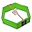 Yes4All Agility Hex Ring - Green Neon - 12 Rings