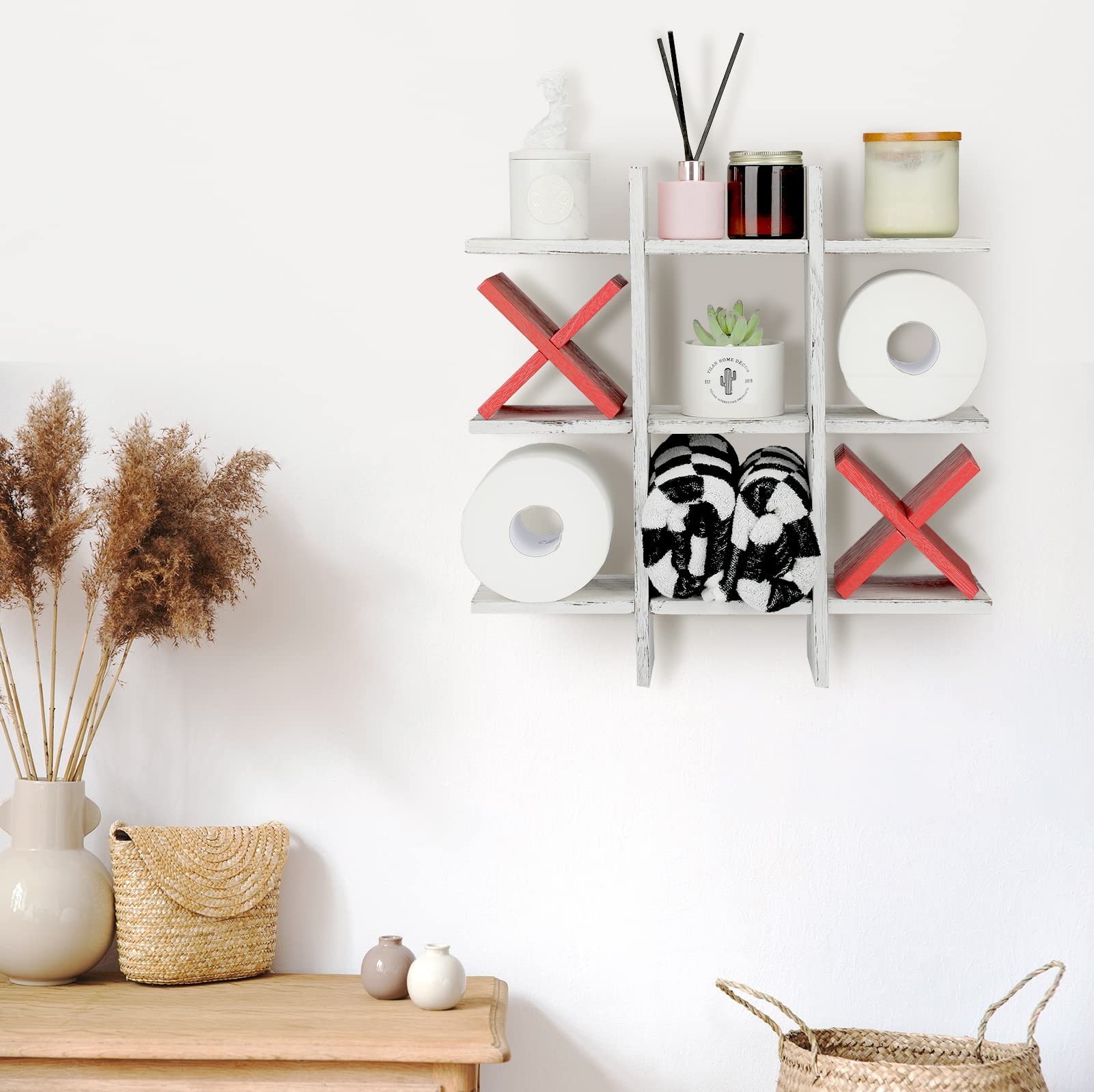 ベアブリック風　　トイレットペーパーホルダー ベアブリック風 トイレットペーパーホルダー インテリア小物