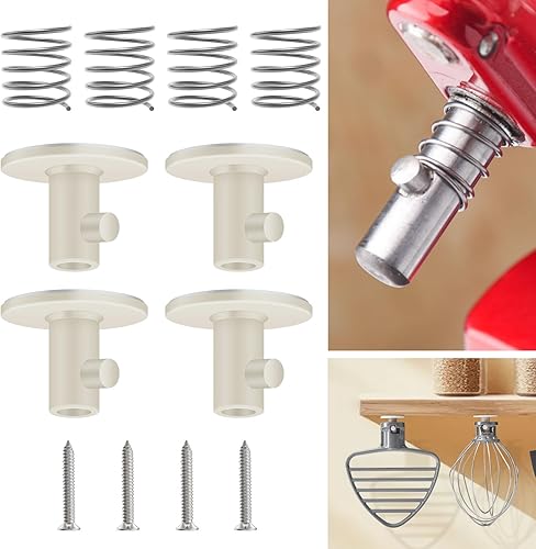 Muelle de instalación rápida de acero inoxidable 304 100% para mezcladores KitchenAid de cabezal inclinable y elevador de tazón de 3.5 cuartos de