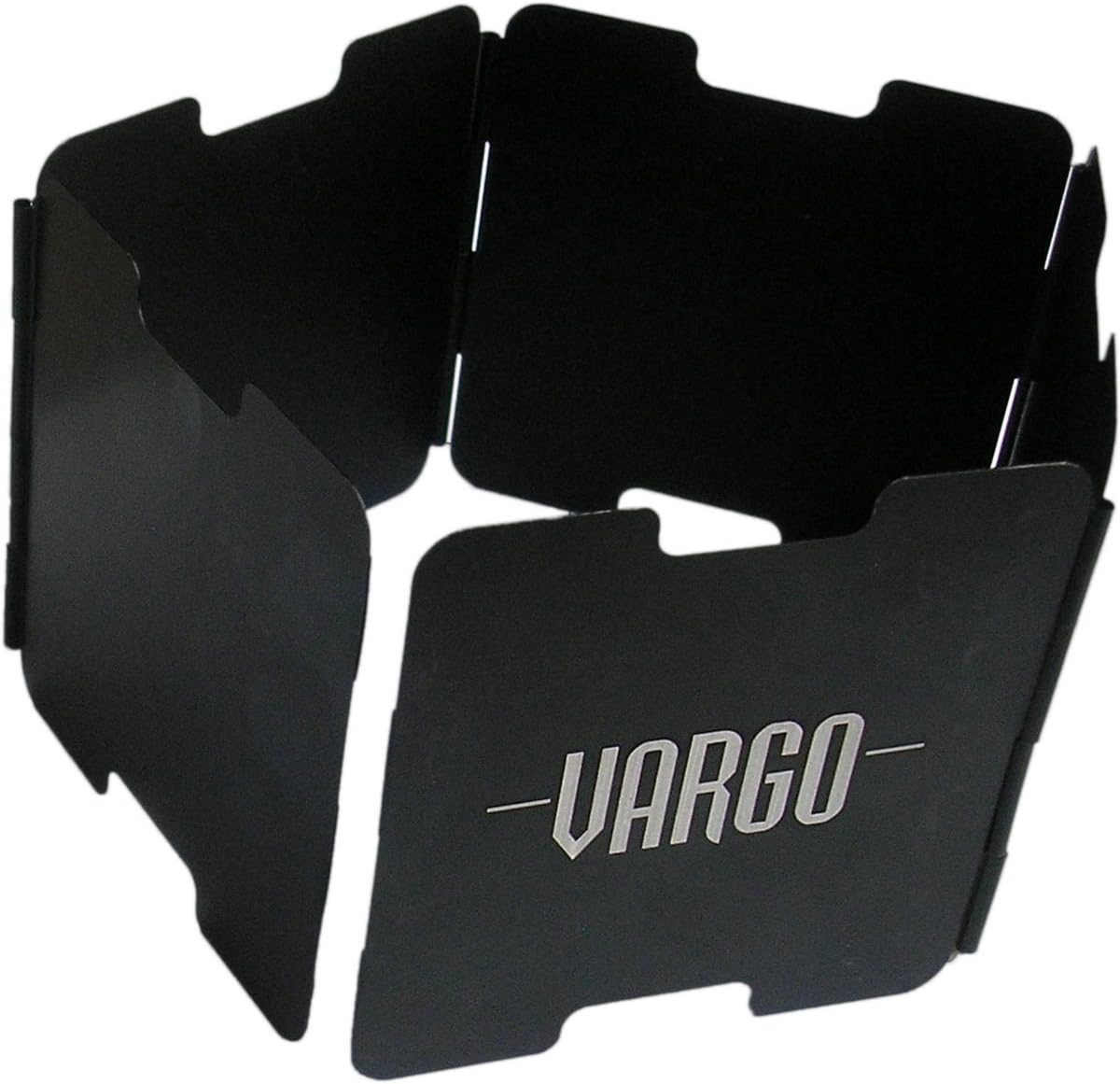 Vargo Aluminum Windscreen (Black) for Backpacking and Camping Stoves