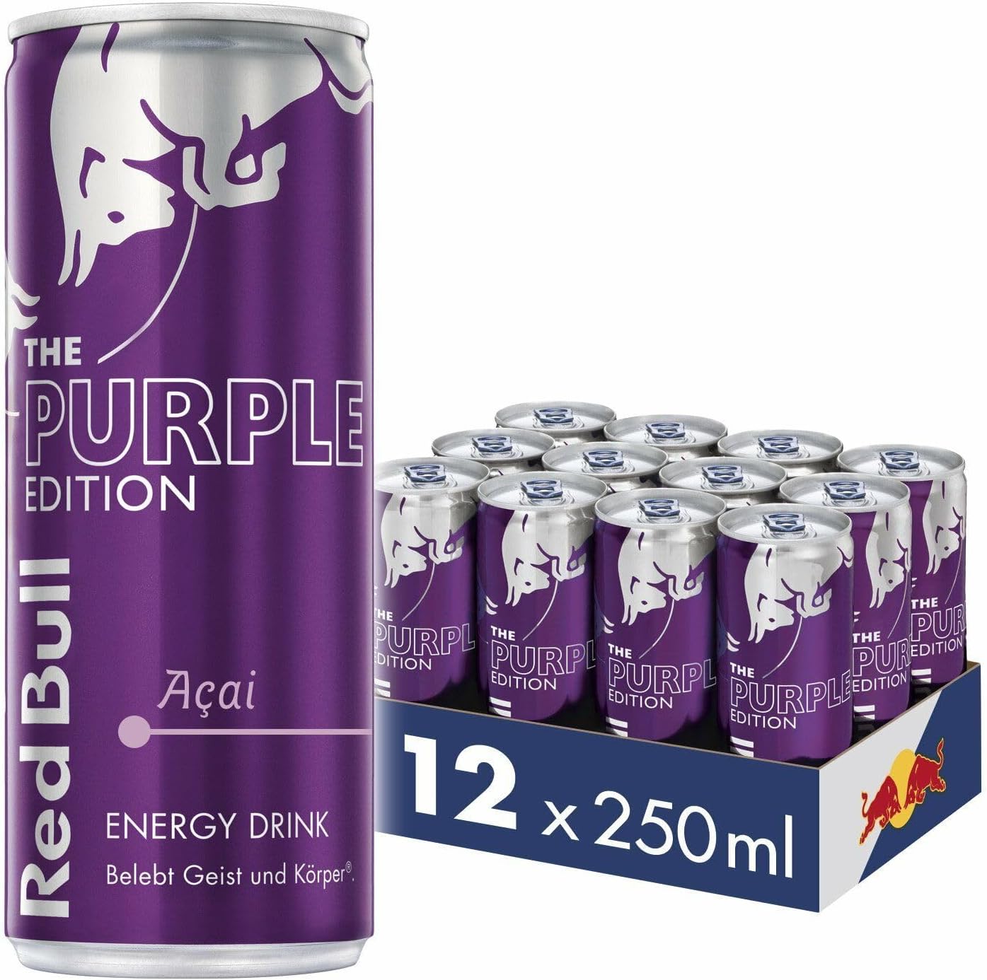 Red Bull Purple Edition Acai Energy Drink, 250ml, Pack of 12