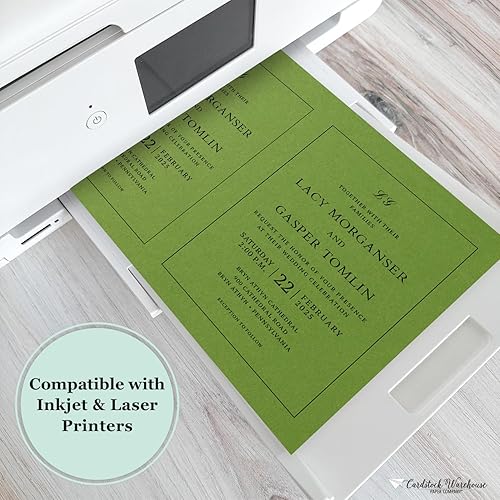 Miniatura 6 de Gumdrop - Papel de cartulina verde, 12 x 12 pulgadas, 65 libras, cubierta premium, 25 hojas de Cardstock Warehouse