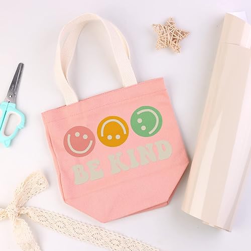 Miniatura 6 de Tintnut Rollo de vinilo de transferencia de calor beige HTV  10 pulgadas x 6 pies, rollo de vinilo HTV con carcasa de arena sólida para planchar en