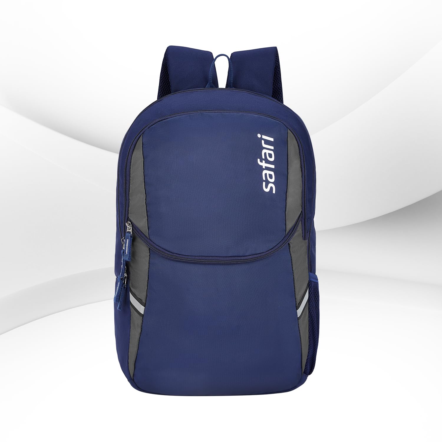 Safari Nudge Laptop Backpack for men & women, school bag for boys and girls, college bag, office bag, travel bag, 3 compartments, Bottle holder, Front pocket, Color Blue — Amazon image 9