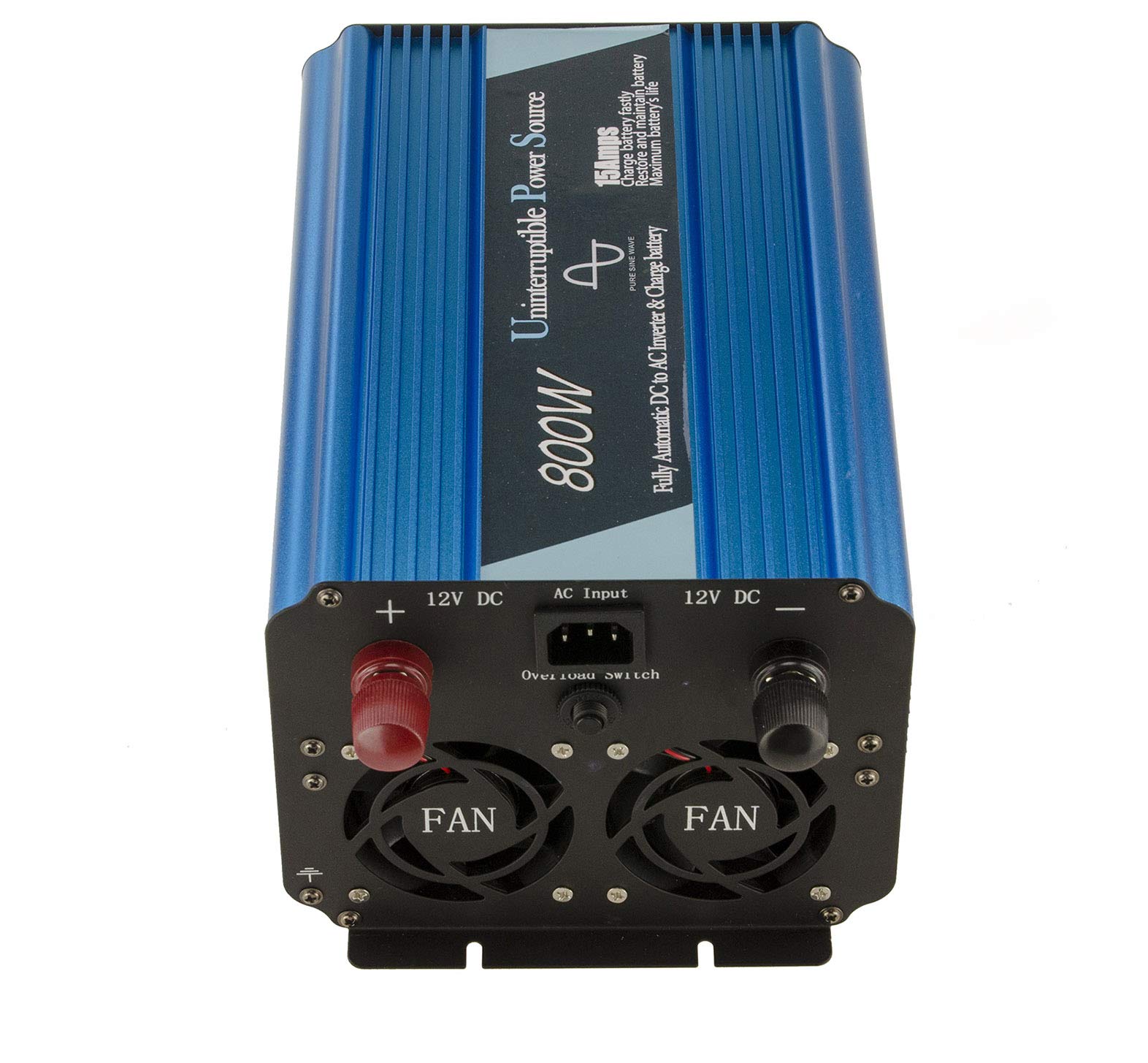 KALEA-INFORMATIQUE Convertidor de tensión de 12V a 220V con Fuente de alimentación DC UPS y Onda Pur Sinus Potencia 800 Watts - Fuente DE ALIMENTACIÓN ININTERRUPTIBLE