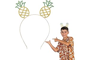 Pineapple Headbands Rhinestones: Hawaiian Headbands Party | Luau or Beach Party