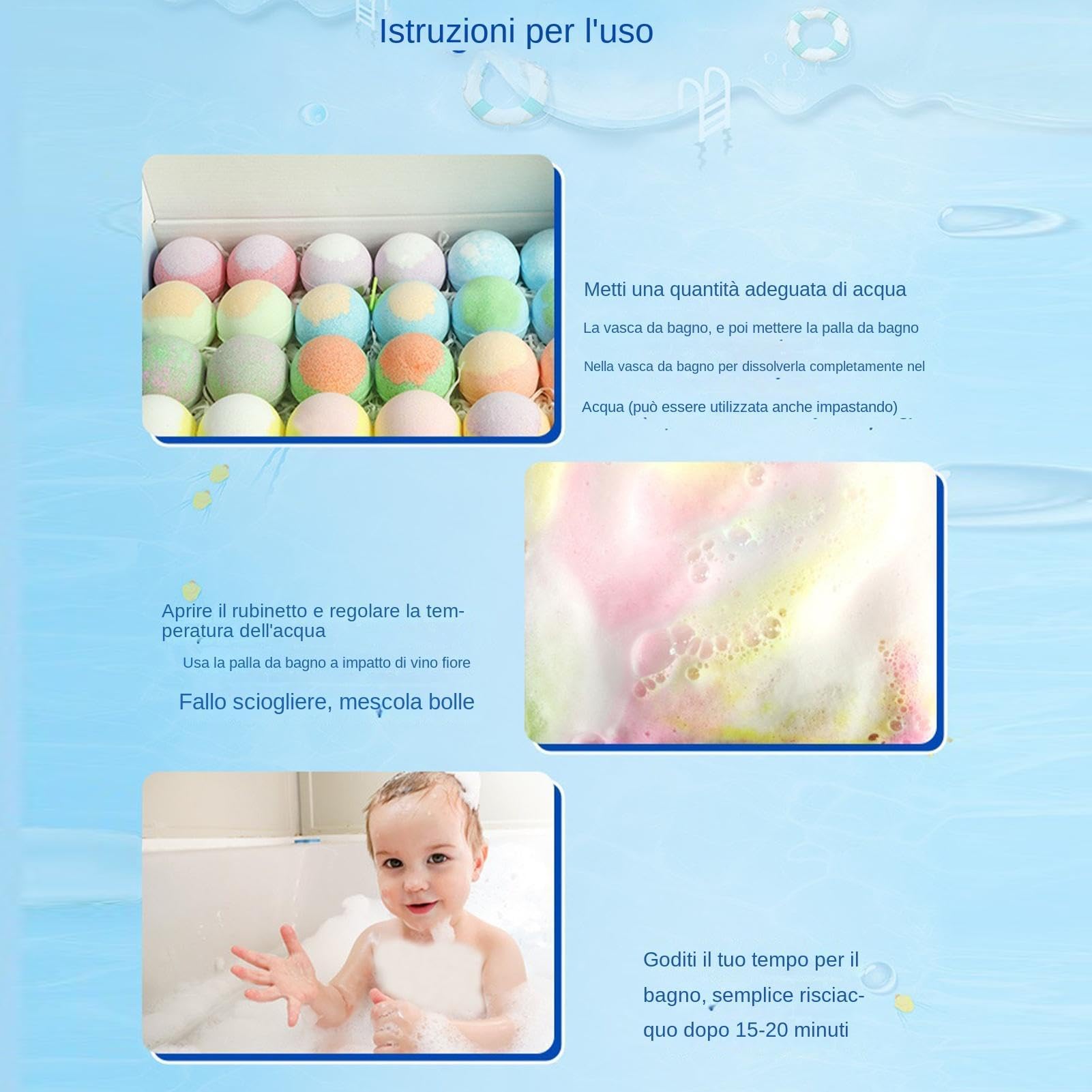 Shower Salt Ball, Relaxing Bath Soak Set, Aromatic Shower Bomb Kit, Animal Surprise Bath Toys, for Spa Home Tub Travel Hotel Kids Boys Girls Relaxation Comfort Daily Self Care Experience Use
