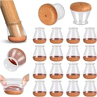 RKELA Szilikon Szék Lábvédő Sapka 16db Filc Csúsztatóval 14-20mm 1