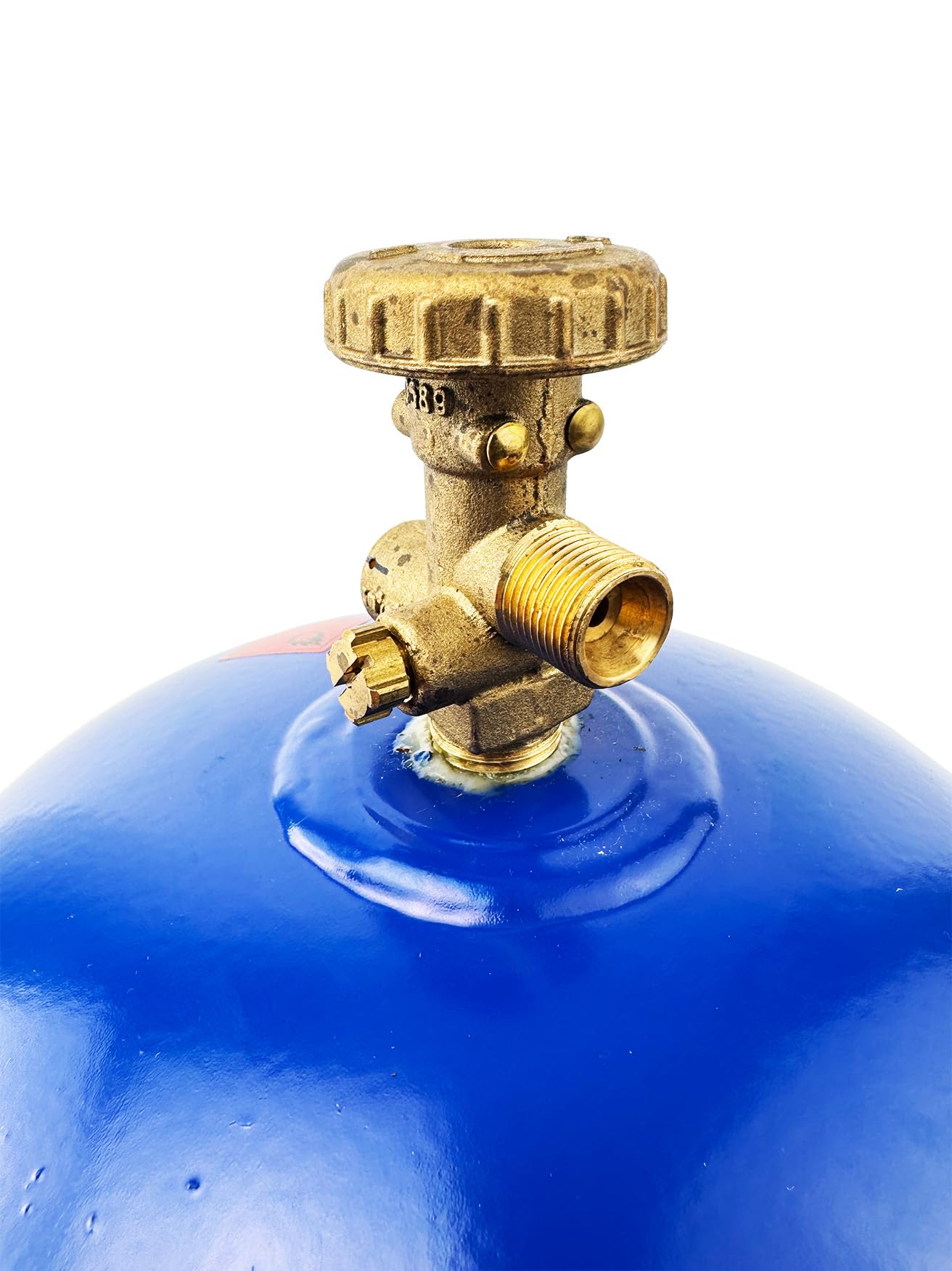 GARDINGER leere befüllbare 2,5 kg Propangasflasche mit Sicherheitsventil (Alternative zur GAZ R907)