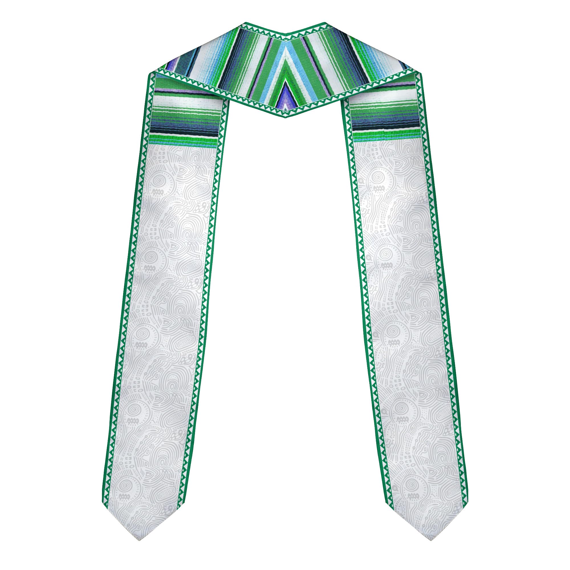 MonkeyVan Custom Nigerian Graduation Sash, Nigeria Graduation Stole Customize, Nigerian American Flag Graduation Sash 2025 Nigeria 13