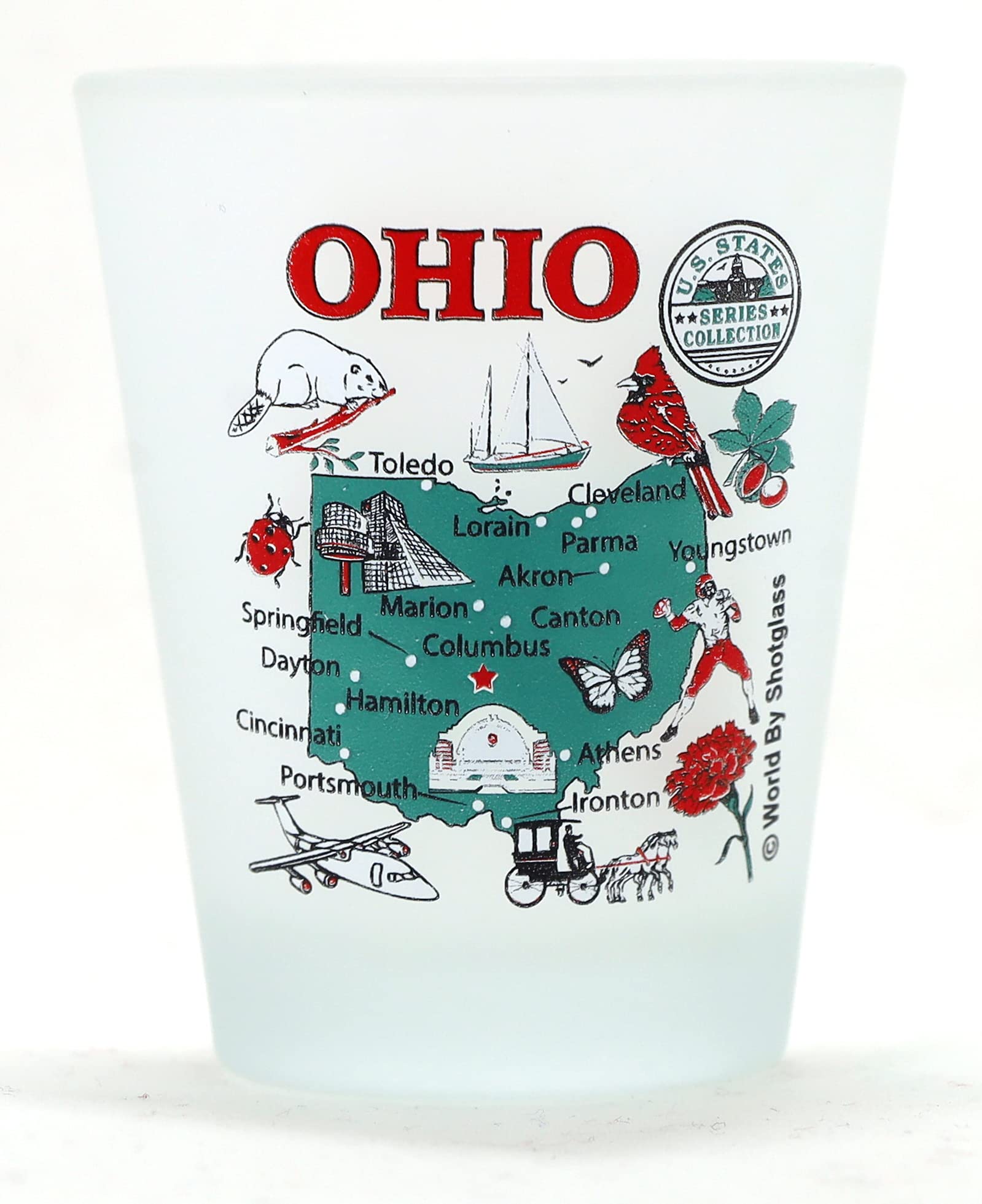 Verre à Shot Ohio The Buckeye State All-American Collection