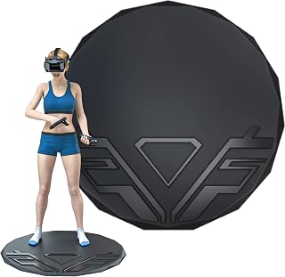 Skywin VR Mat Round - Virtual Reality Matt Helps Determine Direction and Position of Your Feet During Game, Prevents Playe... Price In India