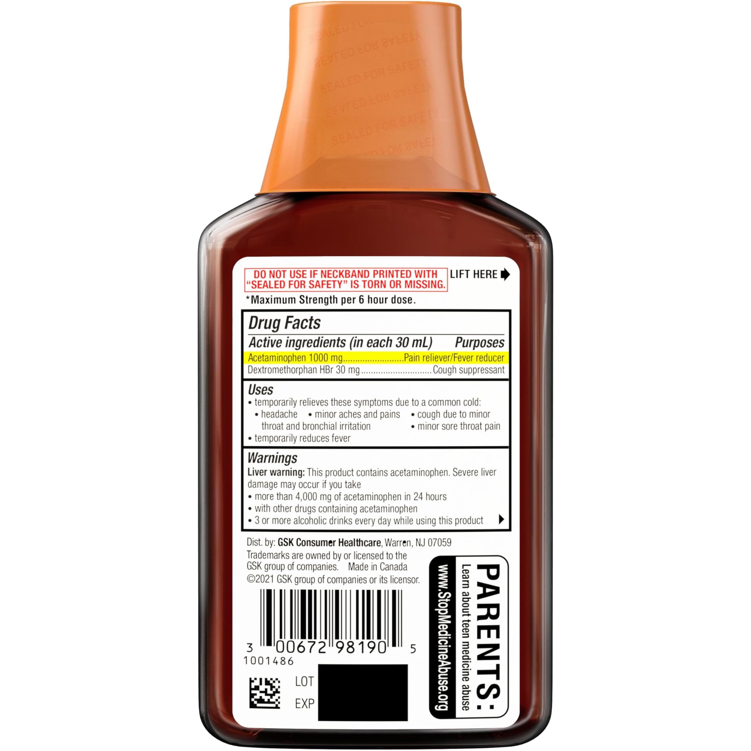 Theraflu Day and Night Pack, 8.3 fl oz Syrup and 6 Packets — Amazon image 7