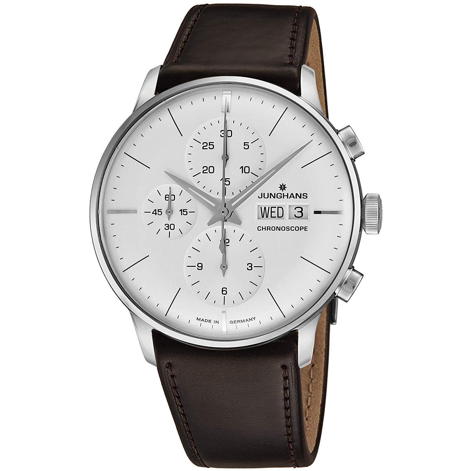 Buy JUNGHANSMeister Chrono Mens Day Date Automatic Chronograph Watch