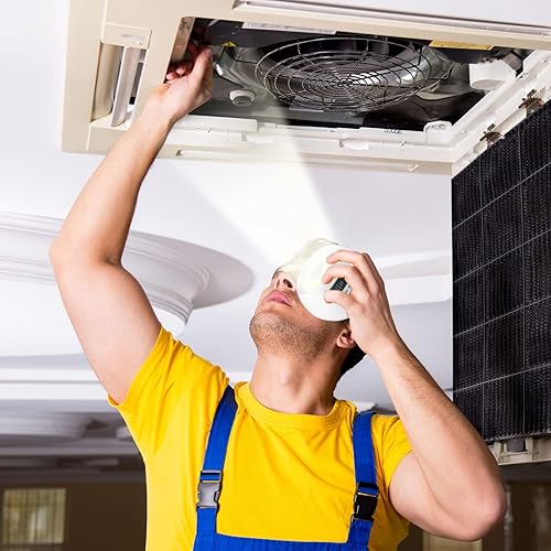 Miniatura 6 de 6 luces con sensor de movimiento, luces nocturnas activadas por movimiento de 360, funciona con pilas, luces al aire libre, seguras, portátiles,