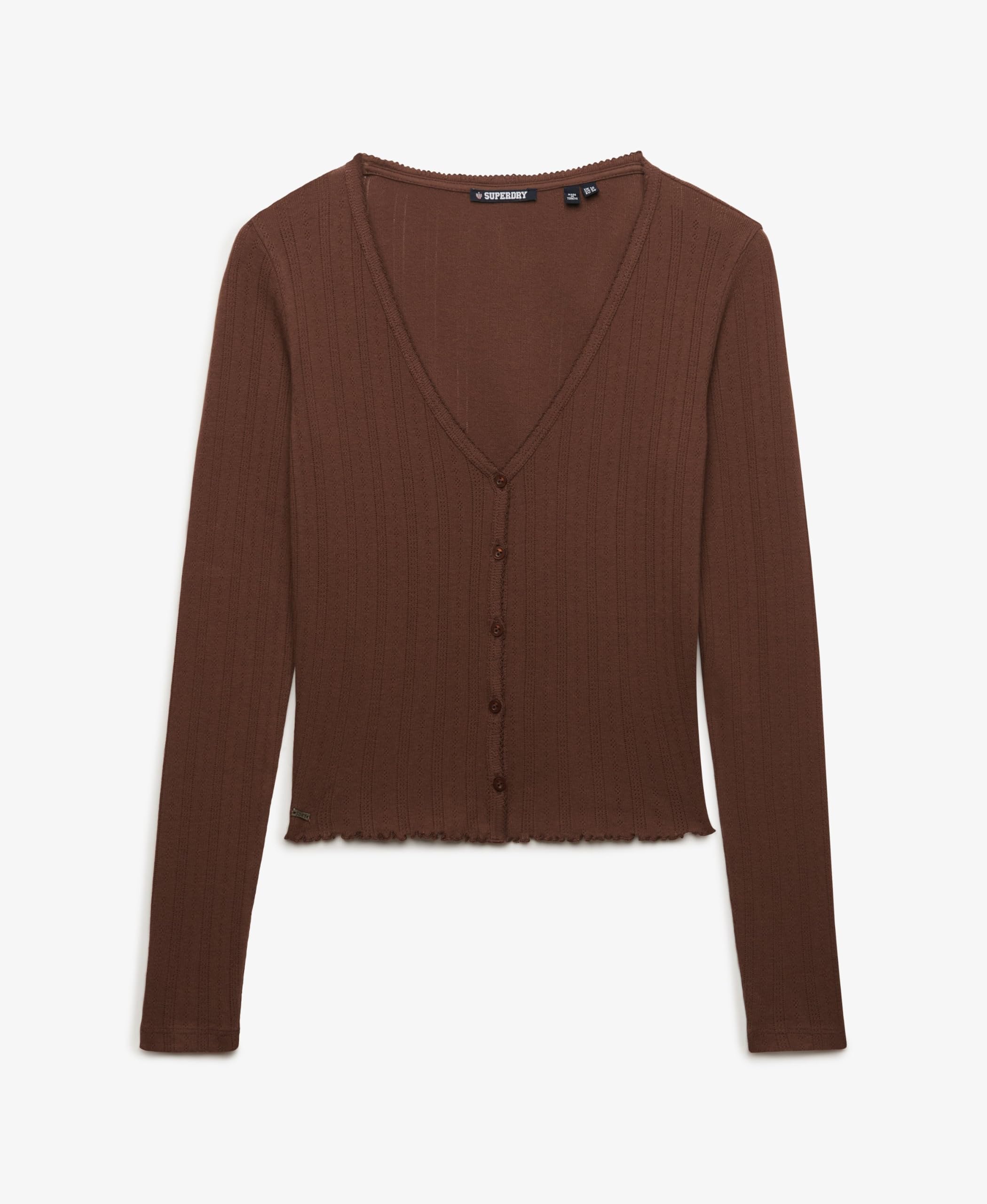 Superdry Koszulka Kobiety Ath Ess Pointelle Cardigan