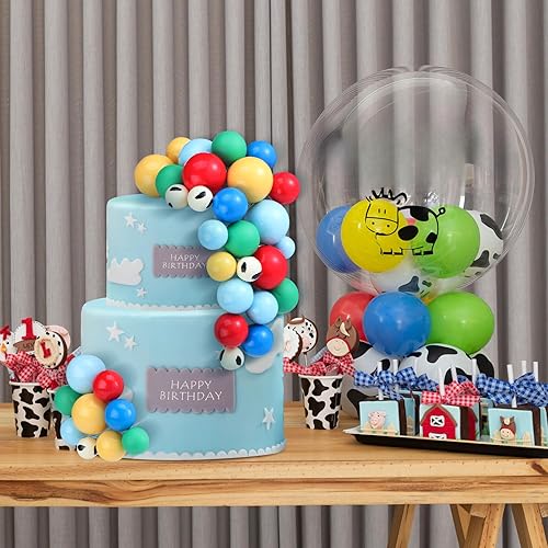 Miniatura 13 de 108 bolas para decoración de tartas, decoración de cupcakes, globos de espuma para hornear pasteles, boda, aniversario, decoración de cumpleaños