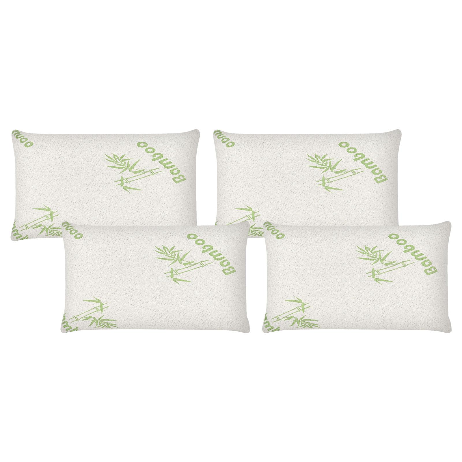 VOLTICO Bamboo Memory Foam Pillow Cooling Bed Pillow 48x74cm(4)