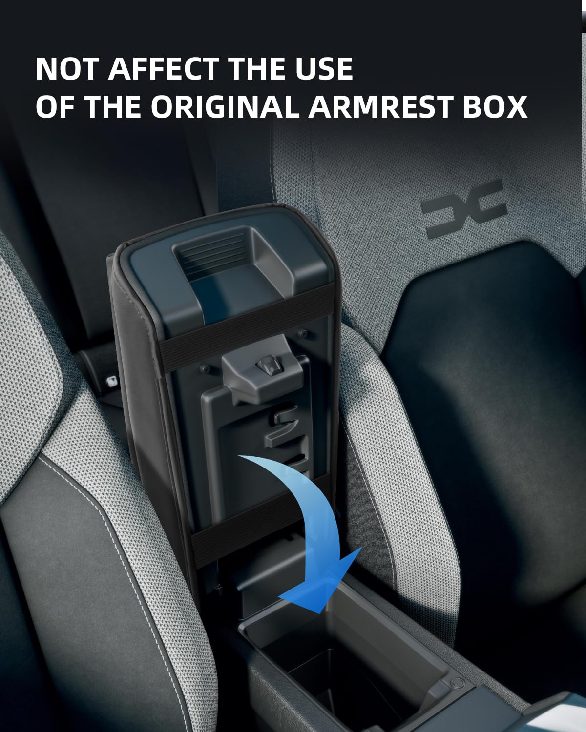 Mittelarmlehne Armauflage mit Fach kompatibel für Dacia Duster I | 20 Mittelarmlehne Armauflage mit Fach kompatibel für Dacia Duster I | 20