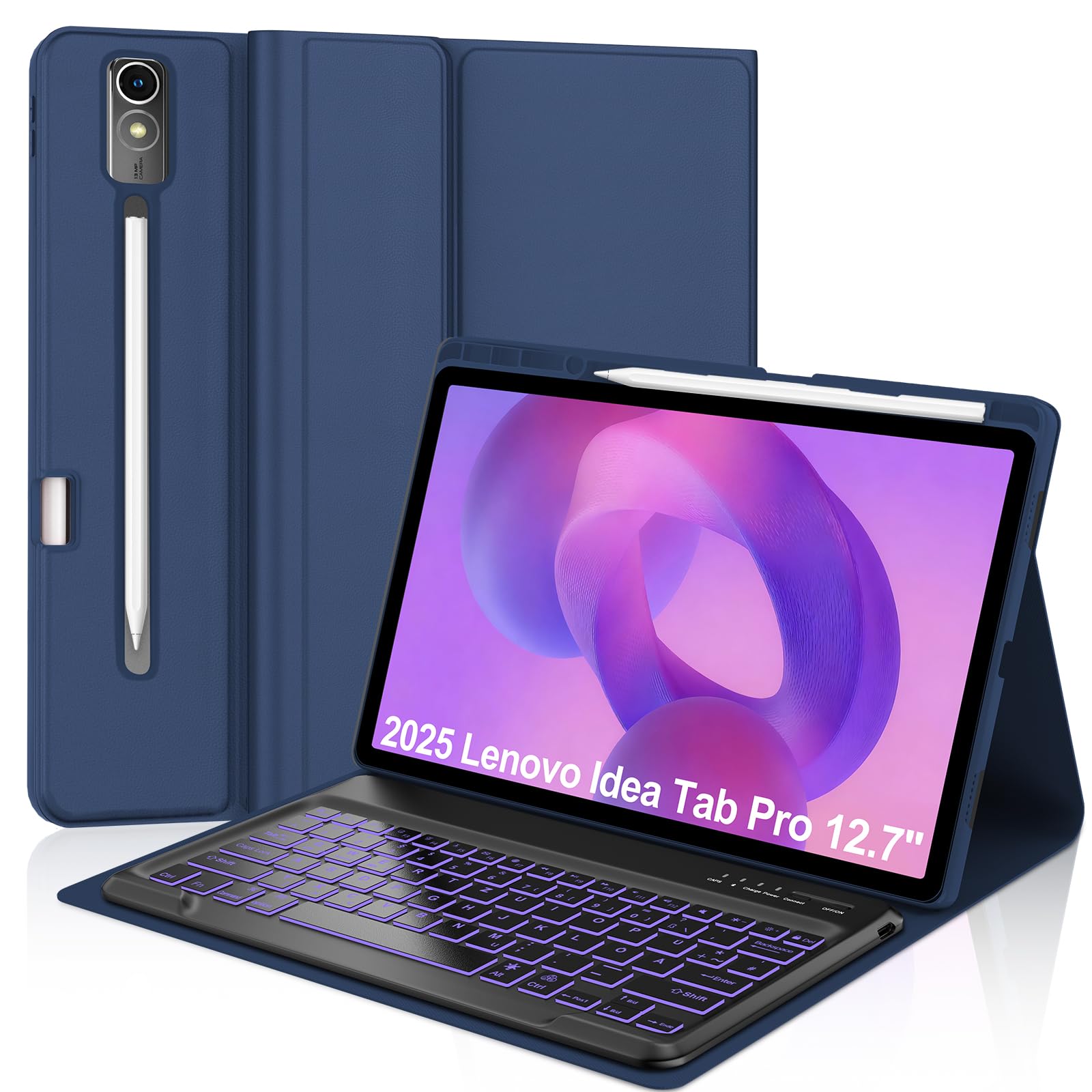Amazon.com: Backlit Keyboard Case for Lenovo Idea Tab Pro 12.7